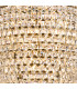 Coniston Acorn Pendant 25 Light E14 Antique Brass/Crystal Item Weight: 64.60kg-5