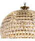 Coniston Acorn Pendant 25 Light E14 Antique Brass/Crystal Item Weight: 64.60kg-6