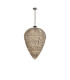 Coniston Acorn Pendant 25 Light E14 Polished Chrome/Crystal Item Weight: 64.60kg-1
