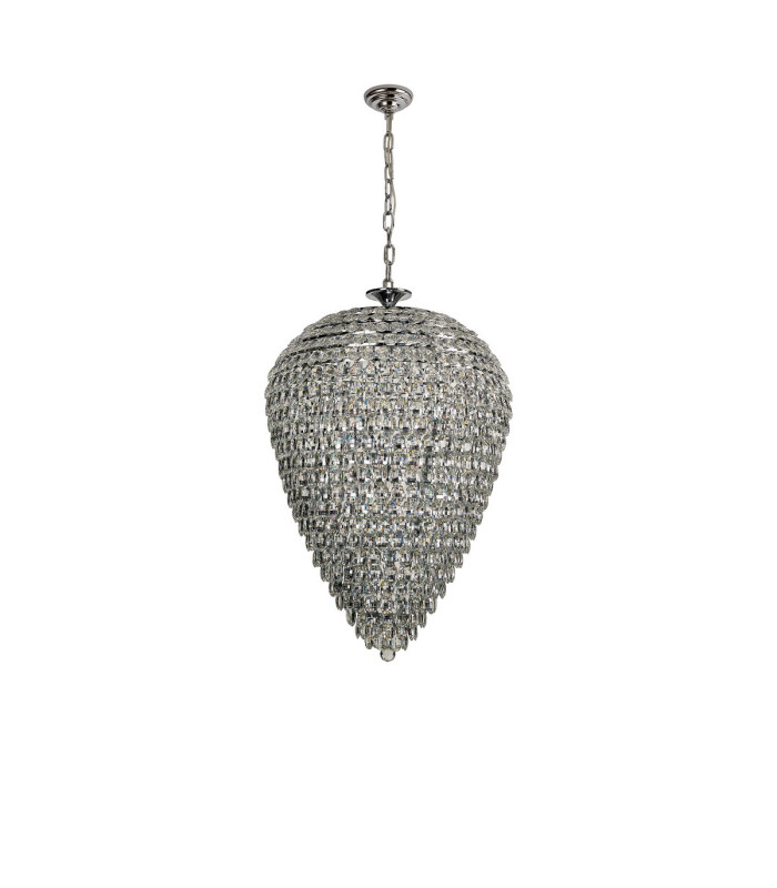 Coniston Acorn Pendant 25 Light E14 Polished Chrome/Crystal Item Weight: 64.60kg-3