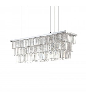 8 Light Ceiling Pendant Chrome - 1