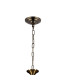 Coniston Pendant 16 Light E14 Antique Brass/Crystal Item Weight: 46kg-4