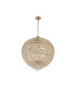 Coniston Pendant 16 Light E14 French Gold/Crystal Item Weight: 46kg-1
