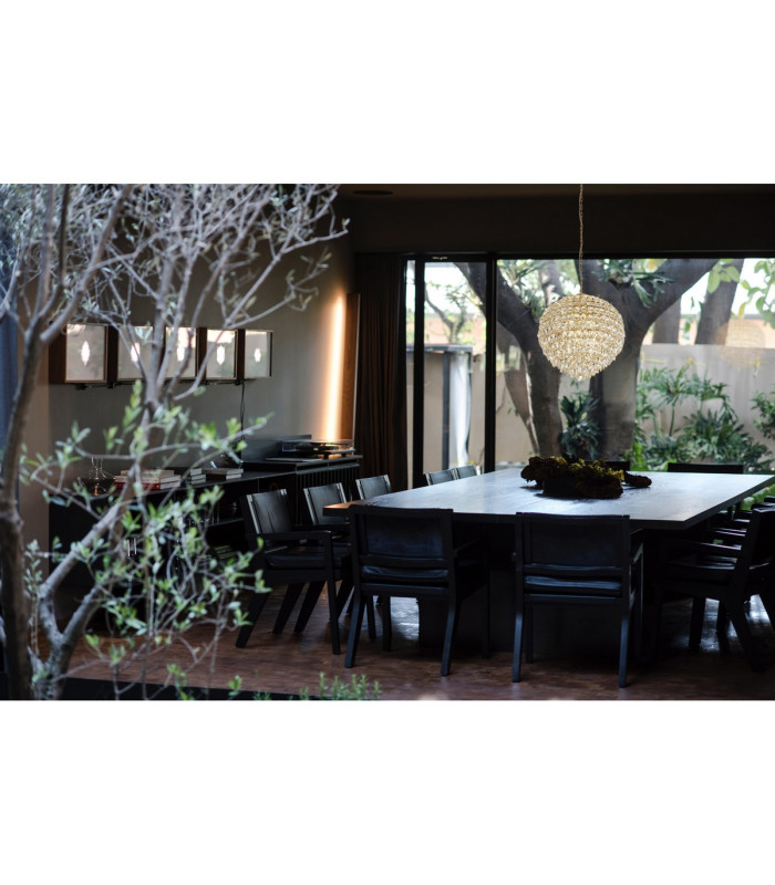 Coniston Pendant 16 Light E14 French Gold/Crystal Item Weight: 46kg-4
