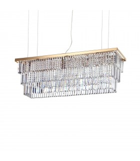 8 Light Ceiling Pendant Gold - 1