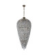 Coniston Tall Acorn Pendant 20 Light E14 Antique Brass/Crystal Item Weight: 48.30kg-3