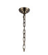 Coniston Tall Acorn Pendant 20 Light E14 Antique Brass/Crystal Item Weight: 48.30kg-4