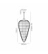 Coniston Tall Acorn Pendant 20 Light E14 French Gold/Crystal Item Weight: 48.30kg-7