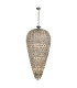 Coniston Tall Acorn Pendant 20 Light E14 Polished Chrome/Crystal Item Weight: 48.30kg-1