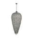 Coniston Tall Acorn Pendant 20 Light E14 Polished Chrome/Crystal Item Weight: 48.30kg-3