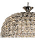 Coniston Tall Acorn Pendant 20 Light E14 Polished Chrome/Crystal Item Weight: 48.30kg-6