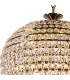 Coniston Tall Acorn Pendant 30 Light E14 Antique Brass/Crystal Item Weight: 84.10kg-6