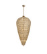 Coniston Tall Acorn Pendant 30 Light E14 French Gold/Crystal Item Weight: 84.10kg-1