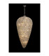 Coniston Tall Acorn Pendant 30 Light E14 Polished Chrome/Crystal Item Weight: 84.10kg-2