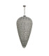 Coniston Tall Acorn Pendant 30 Light E14 Polished Chrome/Crystal Item Weight: 84.10kg-3