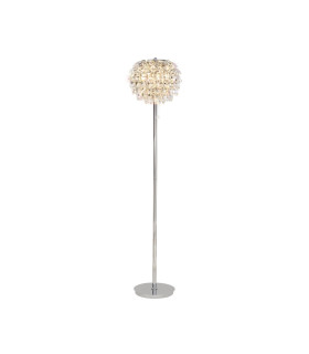Coniston Floor Lamp 3 Light E14 Polished Chrome/Crystal-1