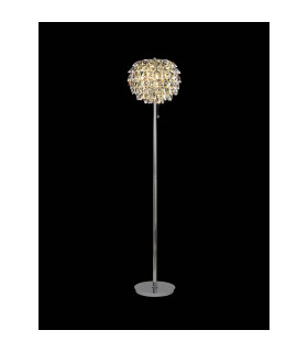 Coniston Floor Lamp 3 Light E14 Polished Chrome/Crystal-2