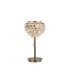 Coniston Table Lamp 2 Light E14 Antique Brass/Crystal-1