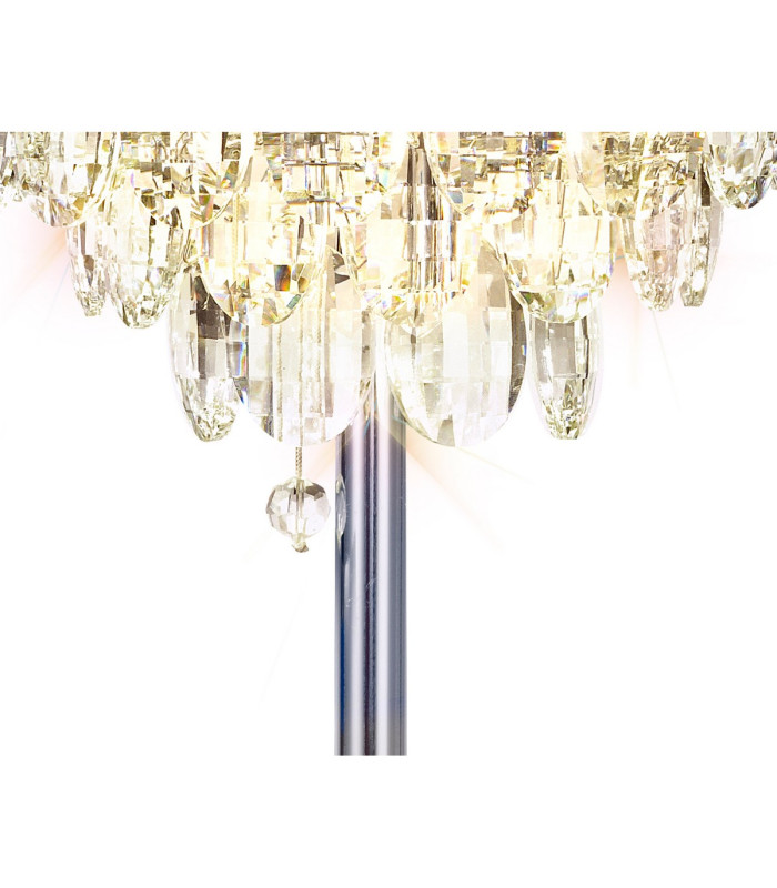 Coniston Table Lamp 2 Light E14 Polished Chrome/Crystal-6