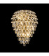 Coniston Tall Wall Lamp 4 Light E14 Antique Brass/Crystal-2