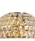 Coniston Tall Wall Lamp 4 Light E14 French Gold/Crystal-6