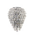 Coniston Tall Wall Lamp 4 Light E14 Polished Chrome/Crystal-3