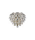 Coniston Wall Lamp 1 Light E14 Antique Brass/Crystal-3