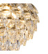 Coniston Wall Lamp 1 Light E14 Antique Brass/Crystal-6