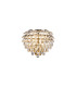 Coniston Wall Lamp 2 Light E14 Antique Brass/Crystal-1