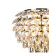 Coniston Wall Lamp 2 Light E14 Antique Brass/Crystal-4