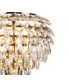 Coniston Wall Lamp 2 Light E14 Antique Brass/Crystal-5