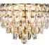 Coniston Wall Lamp 2 Light E14 Antique Brass/Crystal-6