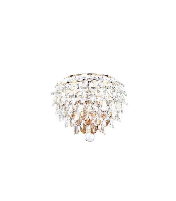 Coniston Wall Lamp 2 Light E14 French Gold/Crystal-3