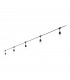 5 Light Pendant Bar Light Black IP44 - 1