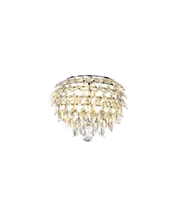 Coniston Wall Lamp 2 Light E14 Polished Chrome/Crystal-1