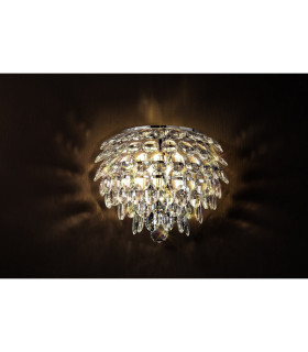 Coniston Wall Lamp 2 Light E14 Polished Chrome/Crystal-2