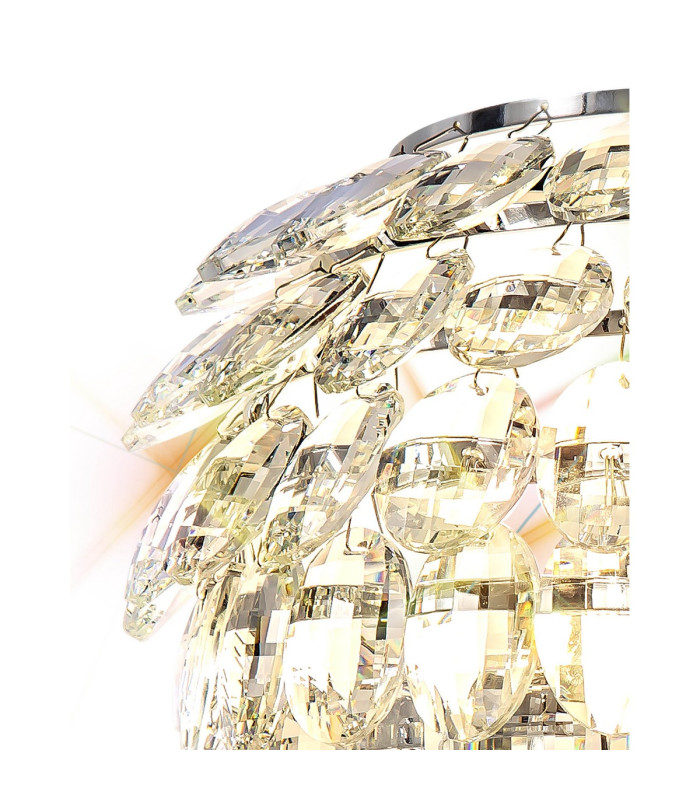 Coniston Wall Lamp 2 Light E14 Polished Chrome/Crystal-4