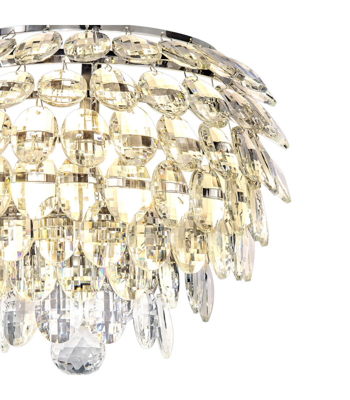 Coniston Wall Lamp 2 Light E14 Polished Chrome/Crystal-5
