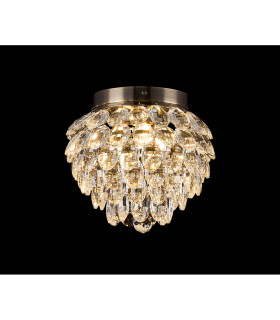 Coniston IP Ceiling 3 Light G9 IP44 Antique Brass/Crystal-2