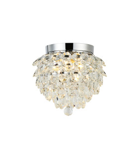 Coniston IP Ceiling 3 Light G9 IP44 Polished Chrome/Crystal-1