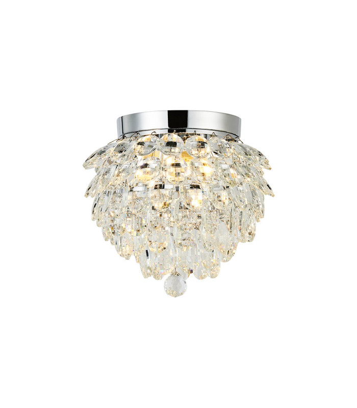 Coniston IP Ceiling 3 Light G9 IP44 Polished Chrome/Crystal-1
