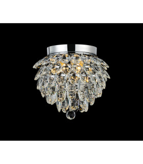 Coniston IP Ceiling 3 Light G9 IP44 Polished Chrome/Crystal-2