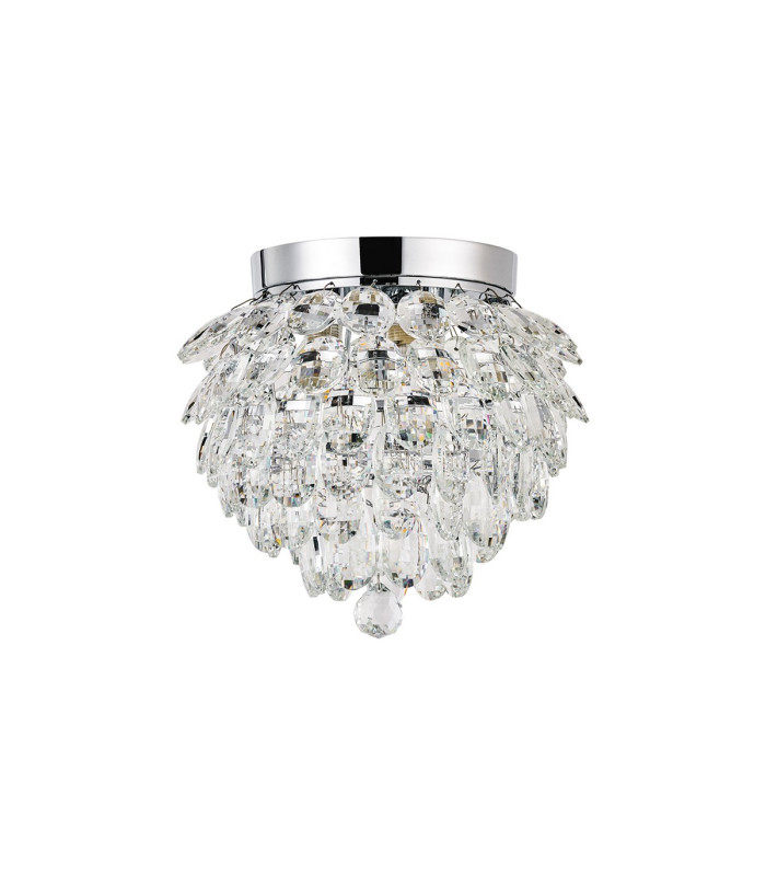 Coniston IP Ceiling 3 Light G9 IP44 Polished Chrome/Crystal-3