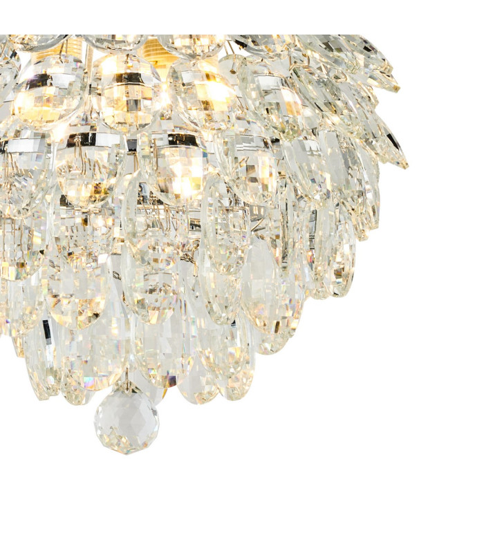 Coniston IP Ceiling 3 Light G9 IP44 Polished Chrome/Crystal-5