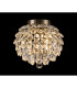 Coniston IP Ceiling 5 Light G9 IP44 Antique Brass/Crystal-2