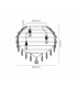 Coniston IP Ceiling 8 Light G9 IP44 Antique Brass/Crystal-7