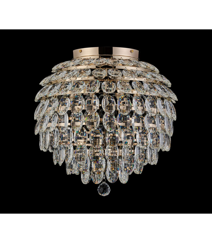 Coniston IP Ceiling 8 Light G9 IP44 French Gold/Crystal-6