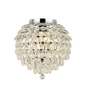 Coniston IP Ceiling 8 Light G9 IP44 Polished Chrome/Crystal-1
