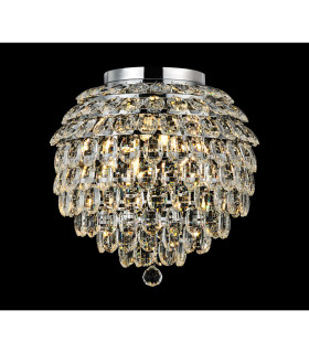 Coniston IP Ceiling 8 Light G9 IP44 Polished Chrome/Crystal-2