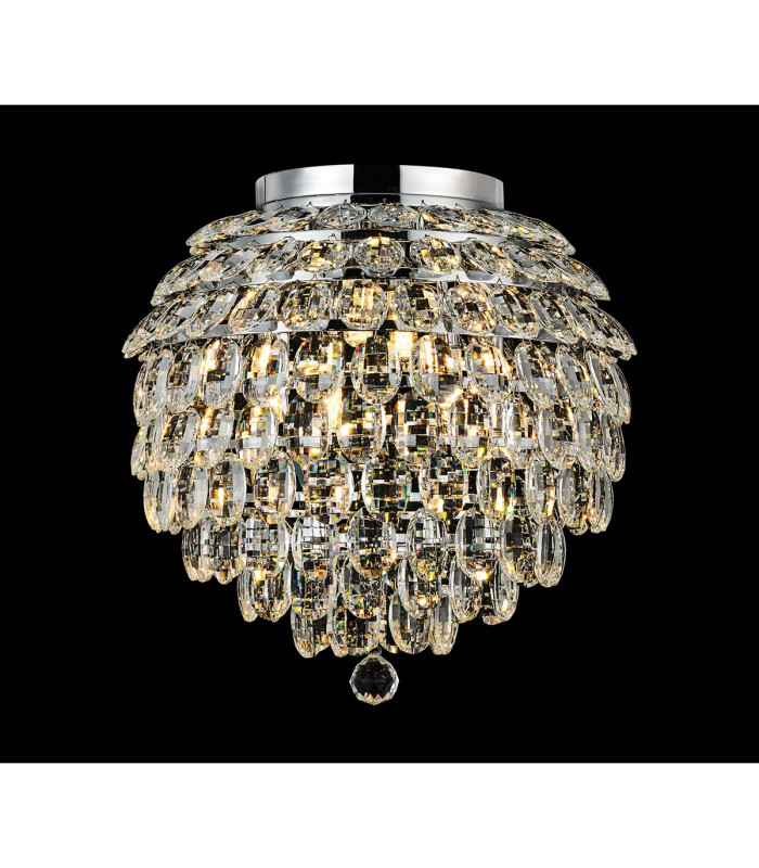 Coniston IP Ceiling 8 Light G9 IP44 Polished Chrome/Crystal-2